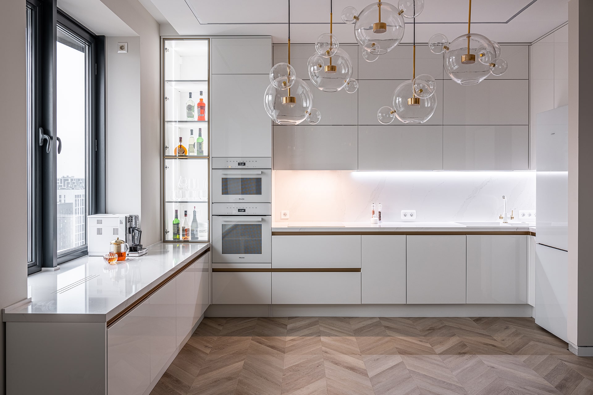 70 великолепных кухонь в белом цвете — сияющая чистота в потрясающем разнообразии стилей